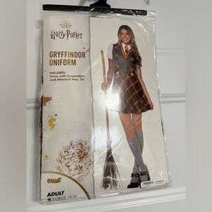 Spirit Hogwarts Adult Costume with Gold and White Accents